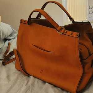 C&C California Leather Crossbody Satchel
